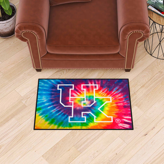 Kentucky Wildcats Tie Dye Starter Mat Accent Rug - 19in. x 30in.