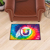 Utah Utes Tie Dye Starter Mat Accent Rug - 19in. x 30in.