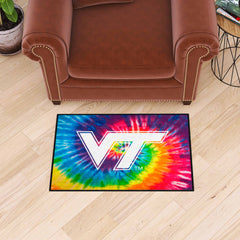 Virginia Tech Hokies Tie Dye Starter Mat Accent Rug - 19in. x 30in.