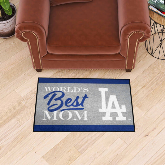 Los Angeles Dodgers World's Best Mom Starter Mat Accent Rug - 19in. x 30in.