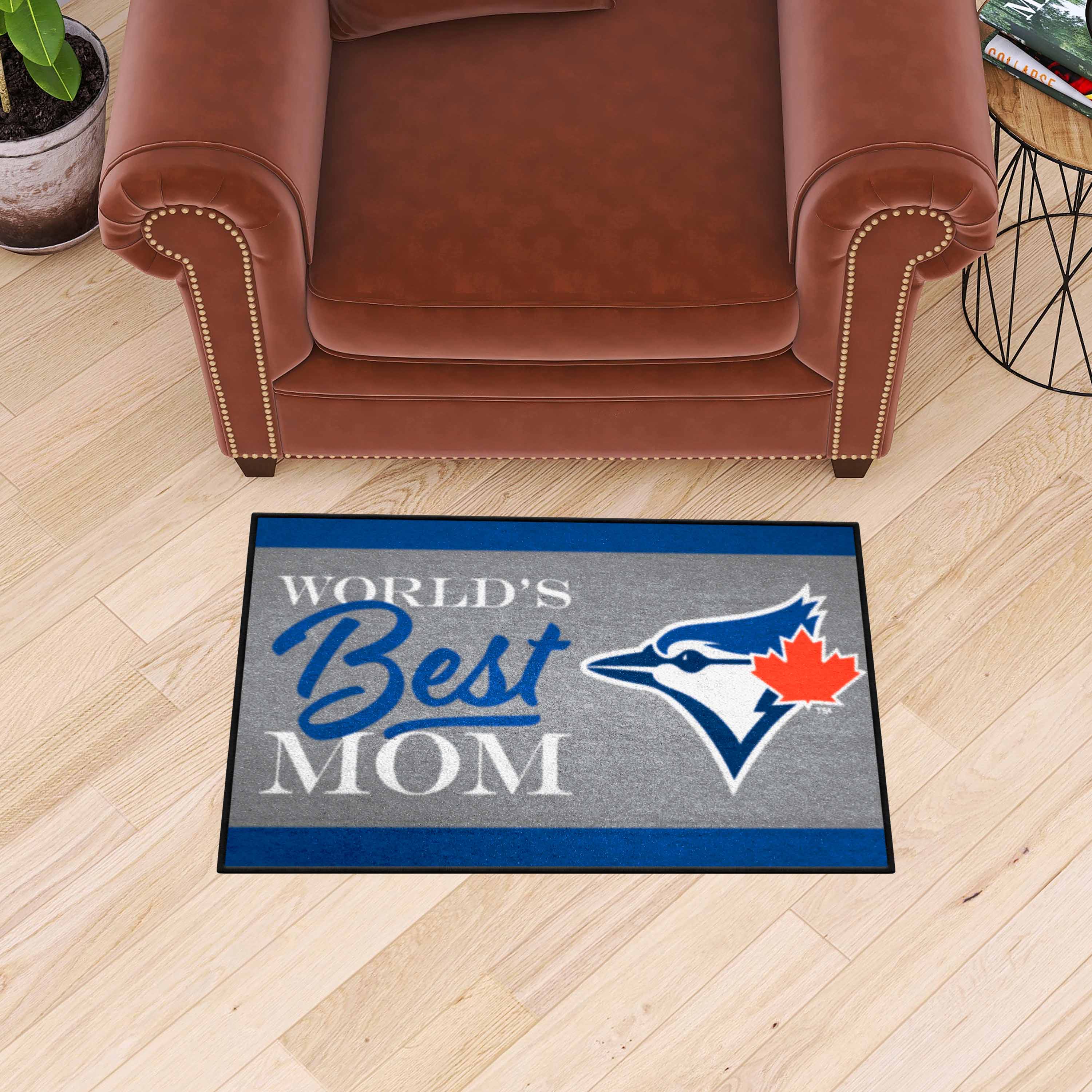 Toronto Blue Jays World's Best Mom Starter Mat Accent Rug - 19in. x 30in.