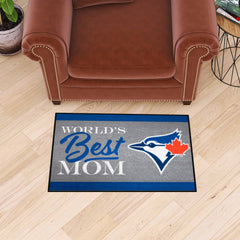 Toronto Blue Jays World's Best Mom Starter Mat Accent Rug - 19in. x 30in.