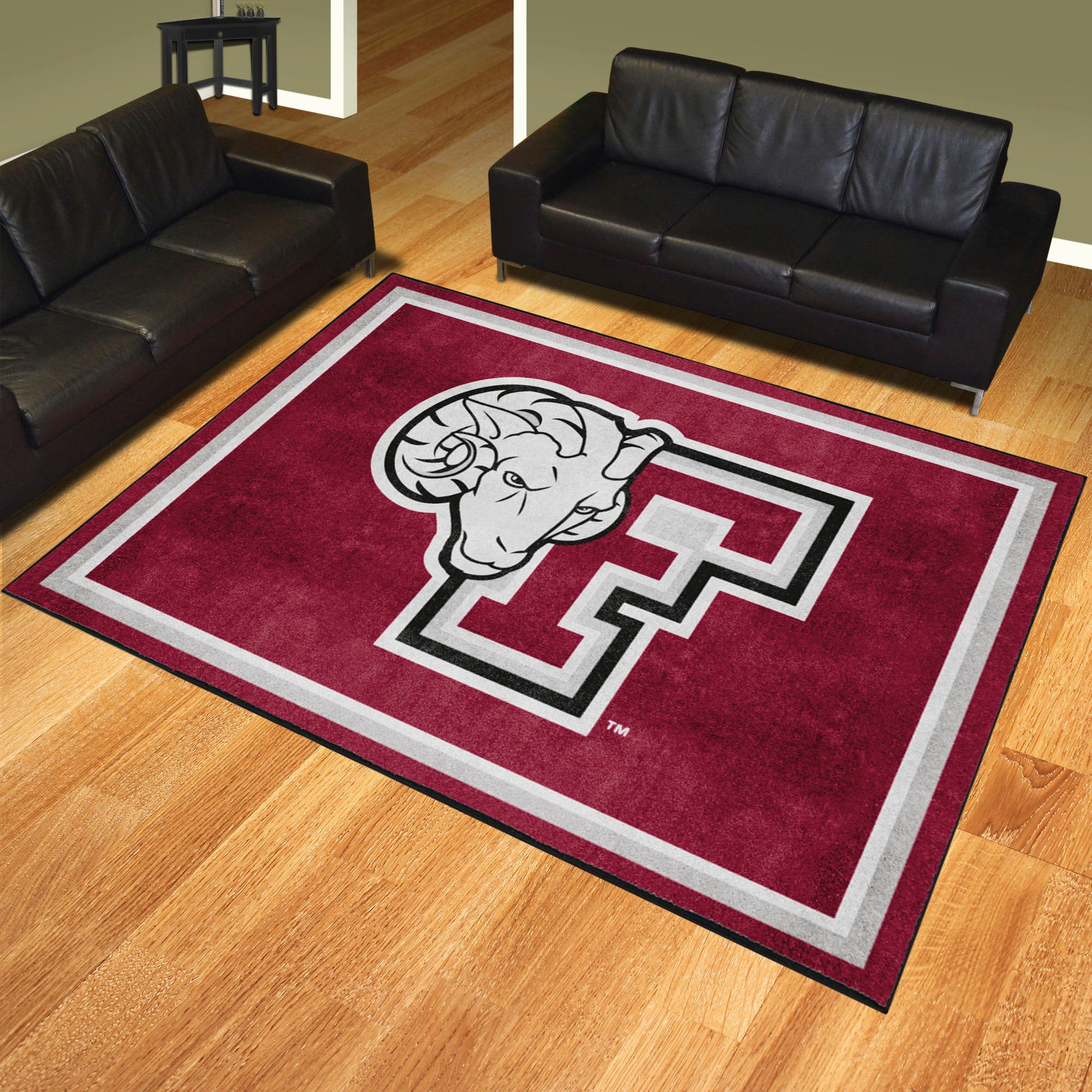 Fordham Rams 8ft. x 10 ft. Plush Area Rug