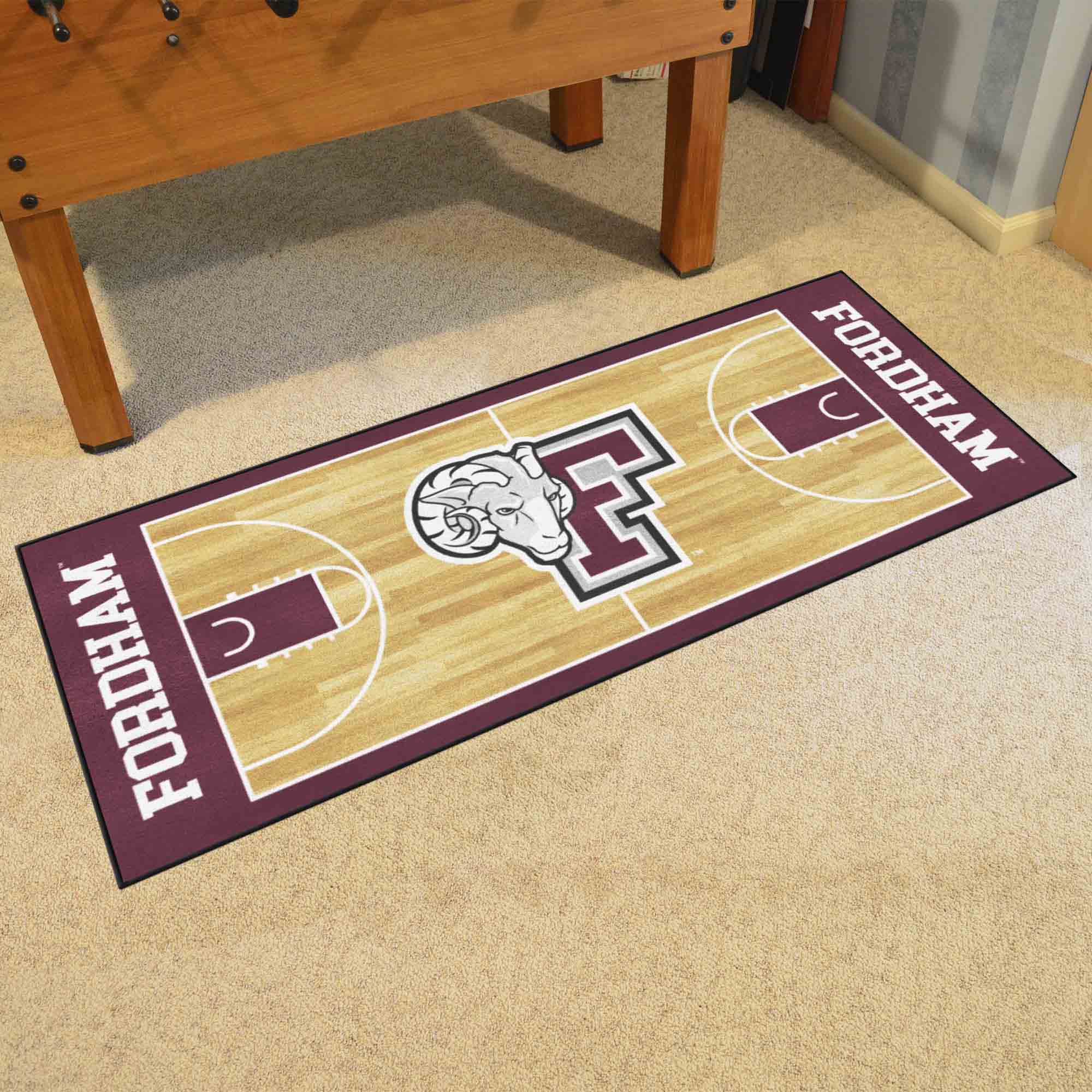 Fordham Rams Rink Runner - 30in. x 72in.