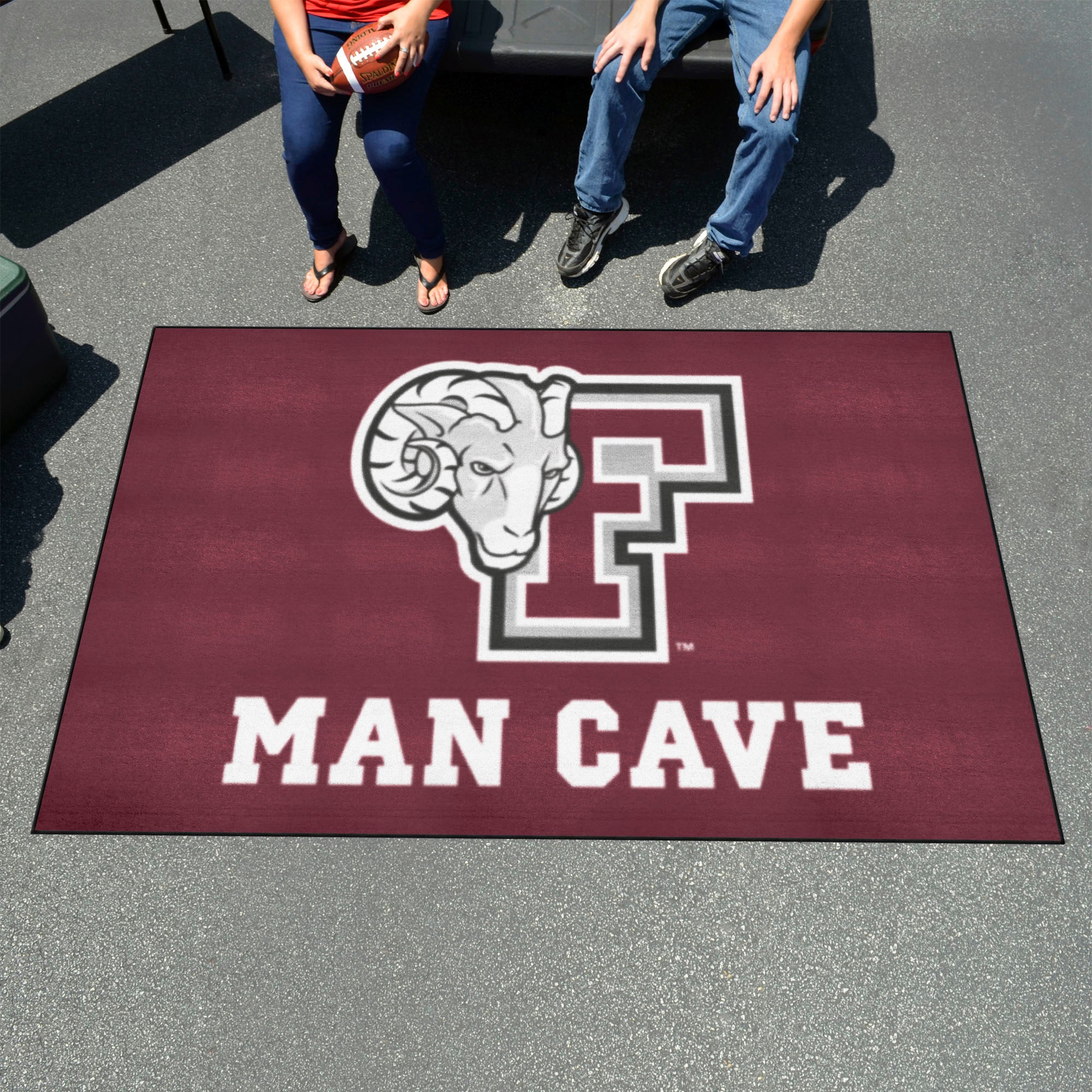 Fordham Rams Man Cave Ulti-Mat Rug - 5ft. x 8ft.