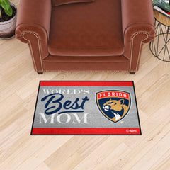 Florida Panthers World's Best Mom Starter Mat Accent Rug - 19in. x 30in.