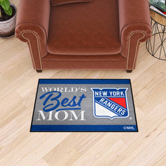 New York Rangers World's Best Mom Starter Mat Accent Rug - 19in. x 30in. - New York Rangers