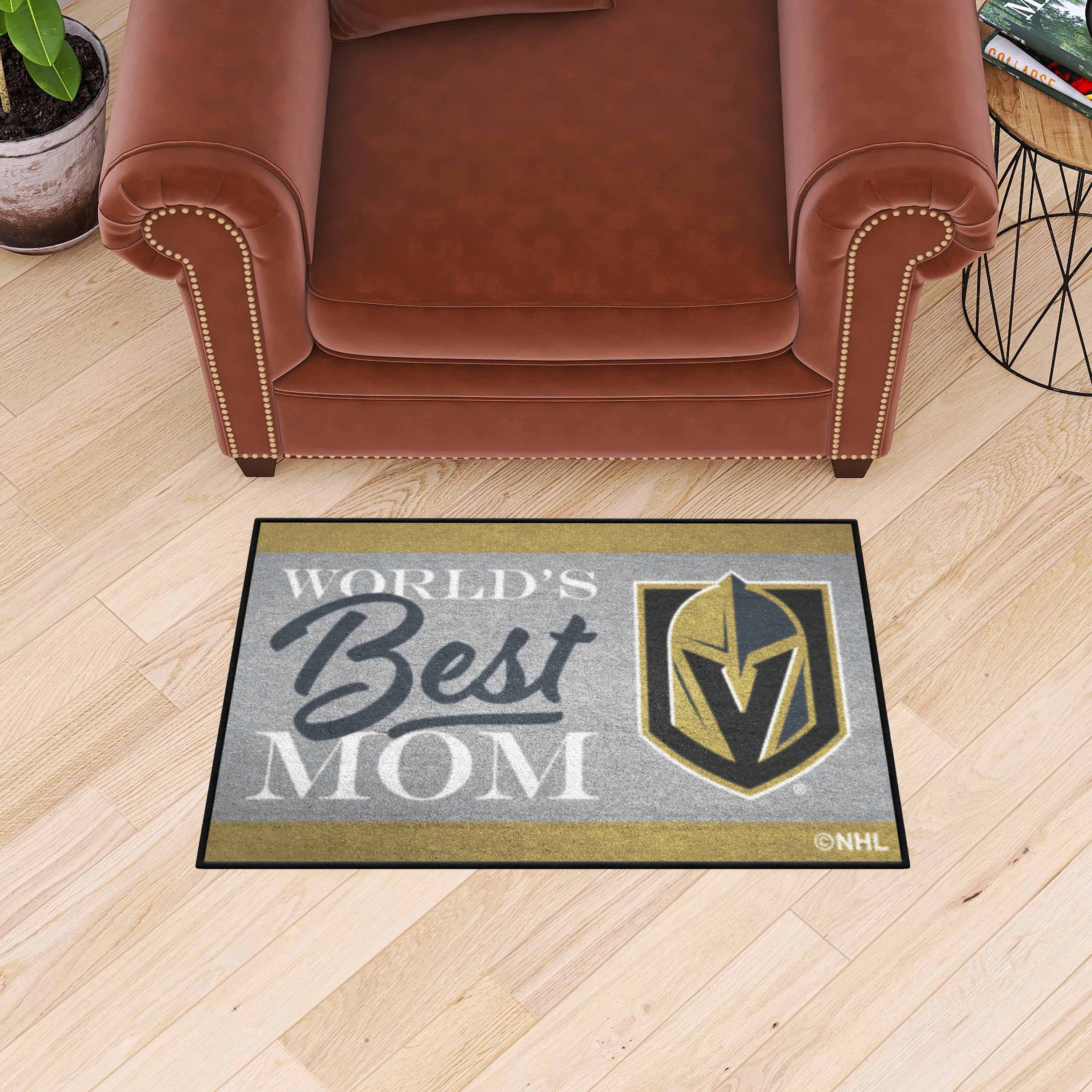 Vegas Golden Knights World's Best Mom Starter Mat Accent Rug - 19in. x 30in.