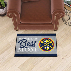 Denver Nuggets World's Best Mom Starter Mat Accent Rug - 19in. x 30in.