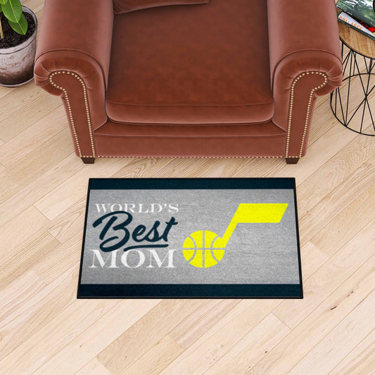 Utah Jazz World's Best Mom Starter Mat Accent Rug - 19in. x 30in.