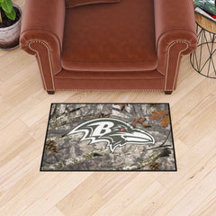 Baltimore Ravens Camo Starter Mat Accent Rug - 19in. x 30in.