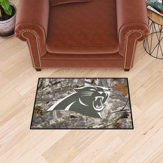 Carolina Panthers Camo Starter Mat Accent Rug - 19in. x 30in. - Carolina Panthers