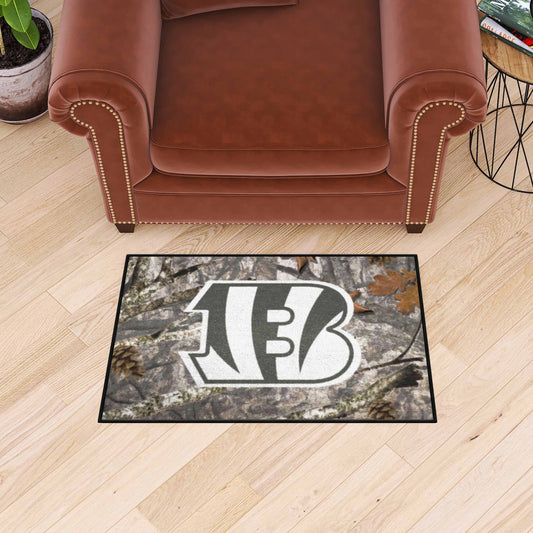 Cincinnati Bengals Camo Starter Mat Accent Rug - 19in. x 30in.