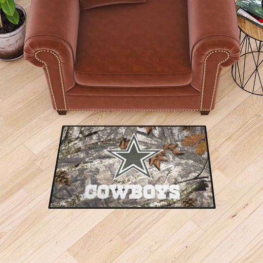 Dallas Cowboys Camo Starter Mat Accent Rug - 19in. x 30in. - Dallas Cowboys