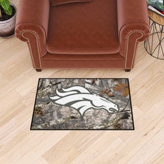 Denver Broncos Camo Starter Mat Accent Rug - 19in. x 30in.