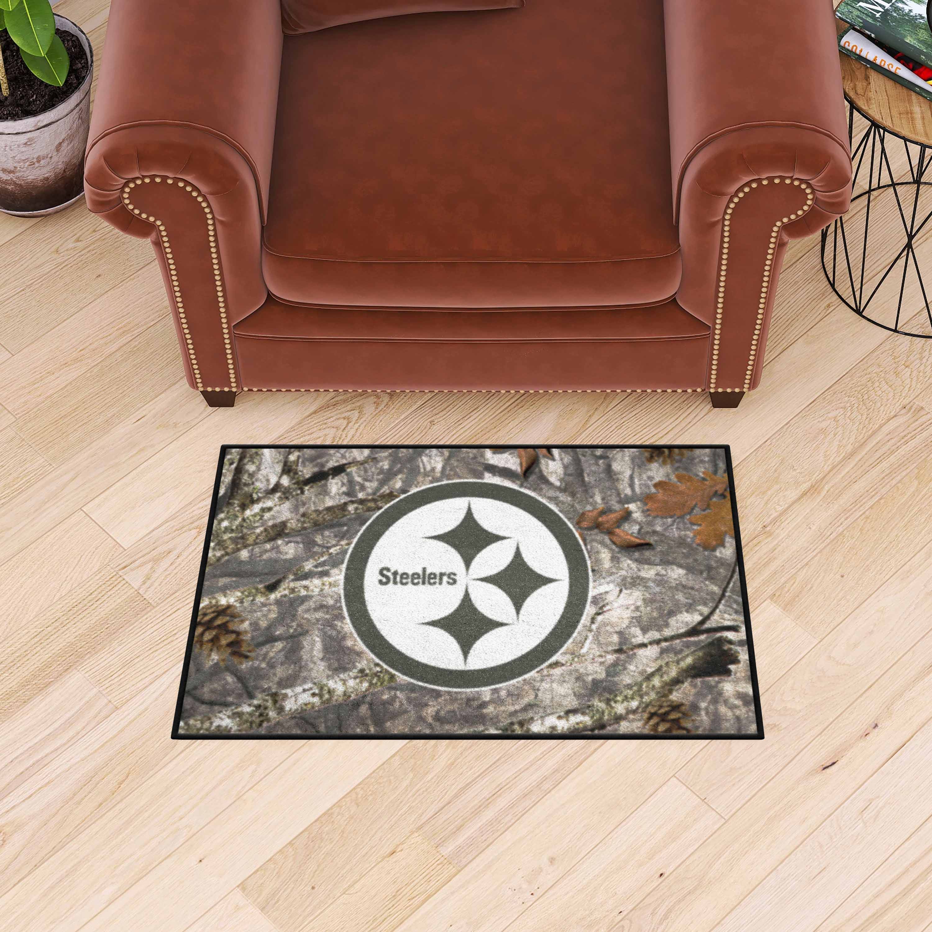 Pittsburgh Steelers Camo Starter Mat Accent Rug - 19in. x 30in.