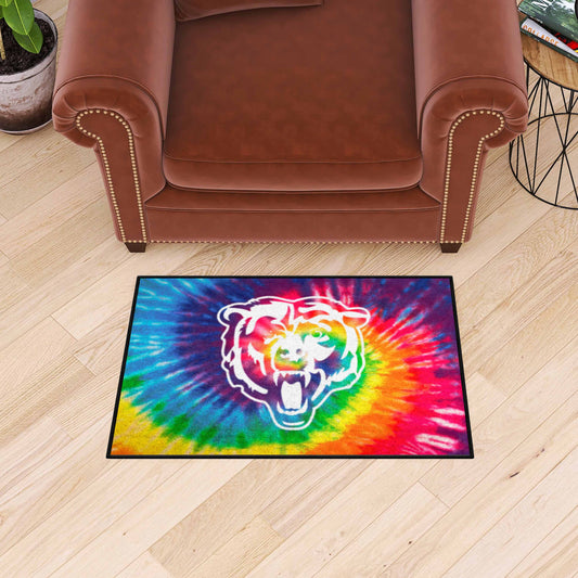 Chicago Bears Tie Dye Starter Mat Accent Rug - 19in. x 30in.