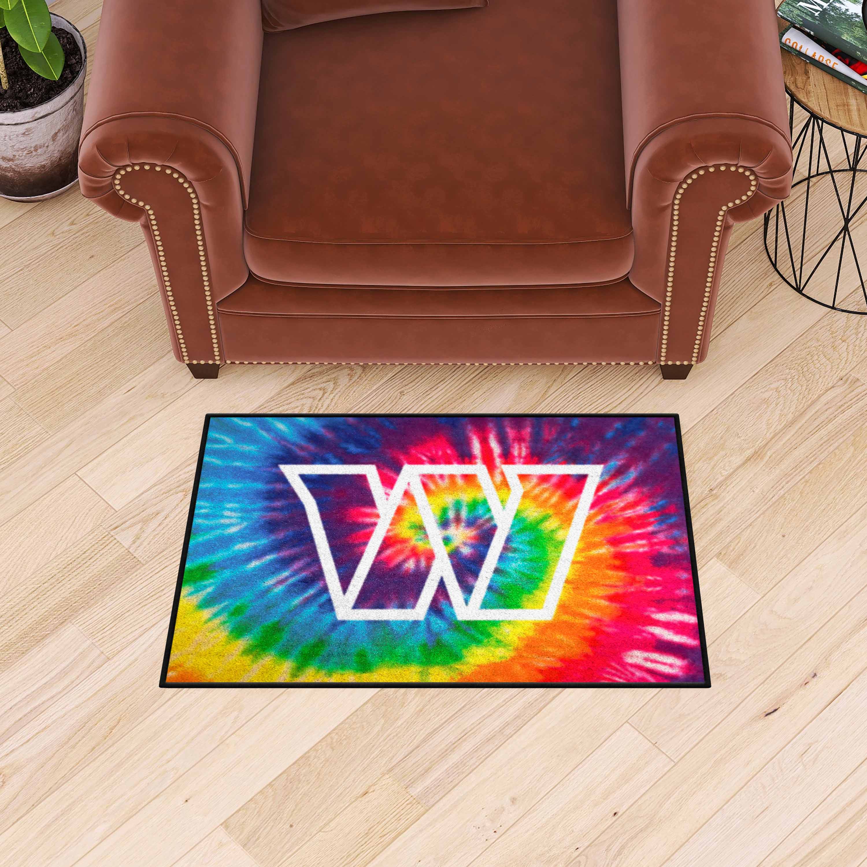 Washington Commanders Tie Dye Starter Mat Accent Rug - 19in. x 30in.