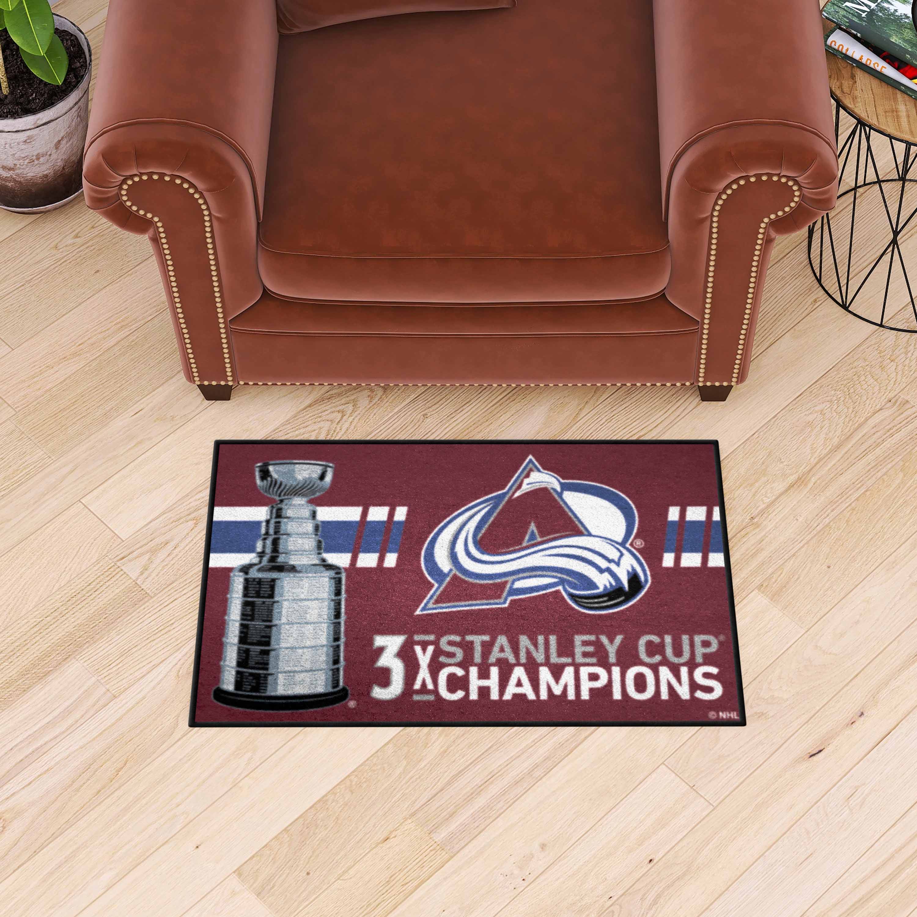 Colorado Avalanche Dynasty Starter Mat Accent Rug - 19in. x 30in. - Colorado Avalanche