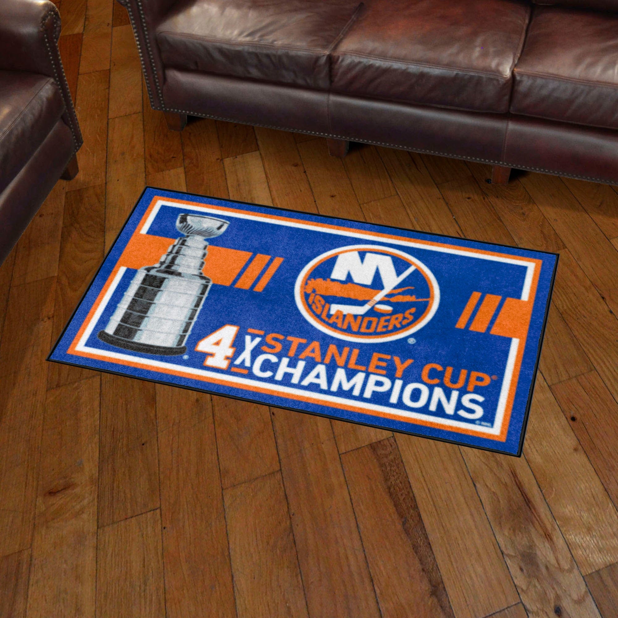 New York Islanders Dynasty 3ft. x 5ft. Plush Area Rug - New York Islanders