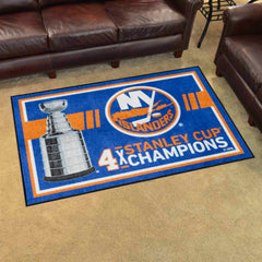 New York Islanders Dynasty 4ft. x 6ft. Plush Area Rug - New York Islanders