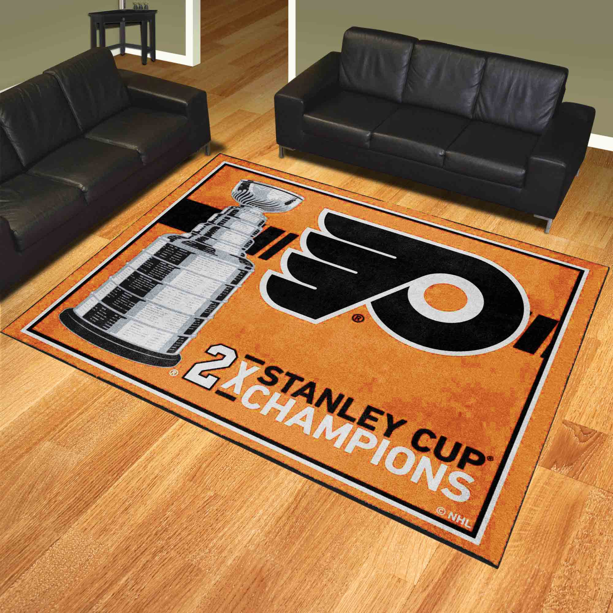 Philadelphia Flyers Dynasty 8ft. x 10ft. Plush Area Rug