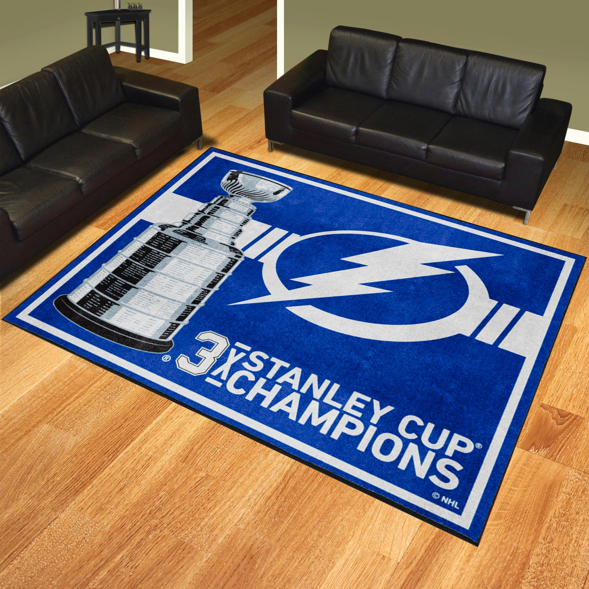 Tampa Bay Lightning Dynasty 8ft. x 10ft. Plush Area Rug