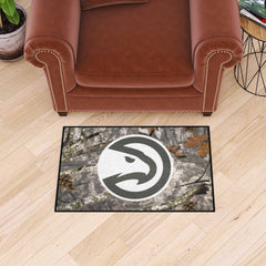 Atlanta Hawks Camo Starter Mat Accent Rug - 19in. x 30in.