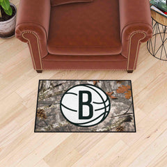 Brooklyn Nets Camo Starter Mat Accent Rug - 19in. x 30in.