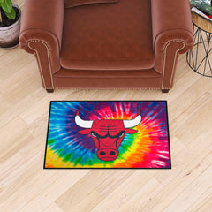 Chicago Bulls Tie Dye Starter Mat Accent Rug - 19in. x 30in. - Chicago Bulls