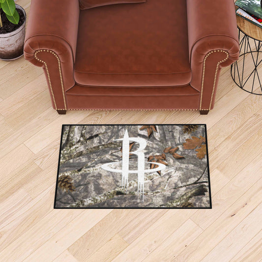 Houston Rockets Camo Starter Mat Accent Rug - 19in. x 30in.