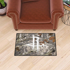 Houston Rockets Camo Starter Mat Accent Rug - 19in. x 30in. - Houston Rockets