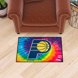 Indiana Pacers Tie Dye Starter Mat Accent Rug - 19in. x 30in. - Indiana Pacers