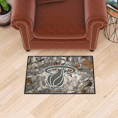 Miami Heat Camo Starter Mat Accent Rug - 19in. x 30in.