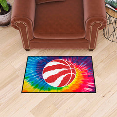 Toronto Raptors Tie Dye Starter Mat Accent Rug - 19in. x 30in.