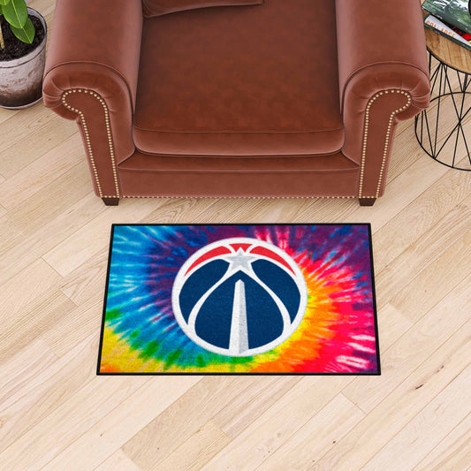 Washington Wizards Tie Dye Starter Mat Accent Rug - 19in. x 30in.