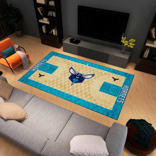 Charlotte Hornets 6 ft. x 10 ft. Plush Area Rug - Charlotte Hornets