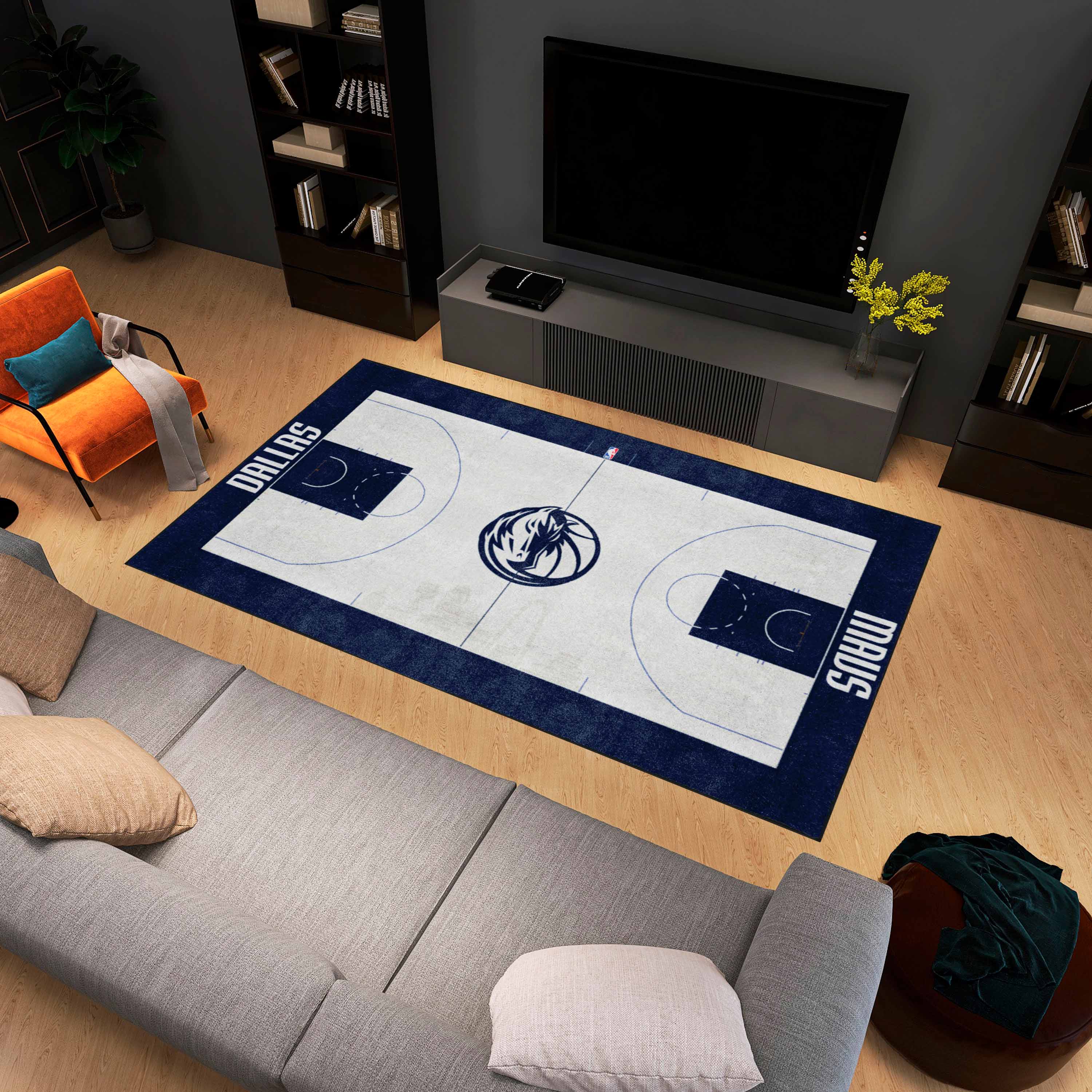 Dallas Mavericks 6 ft. x 10 ft. Plush Area Rug