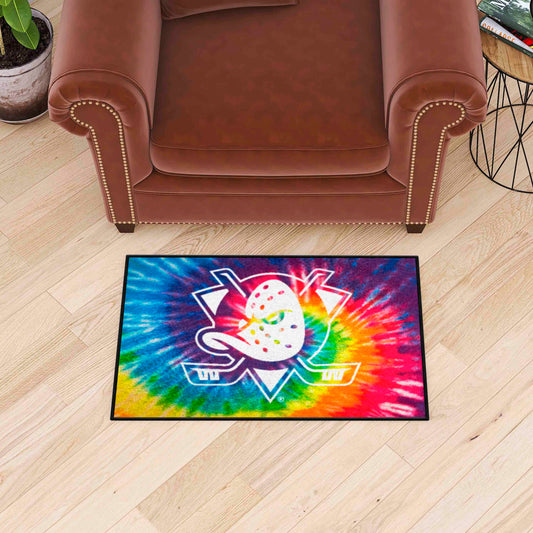 Anaheim Ducks Tie Dye Starter Mat Accent Rug - 19in. x 30in.