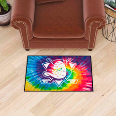 Anaheim Ducks Tie Dye Starter Mat Accent Rug - 19in. x 30in.