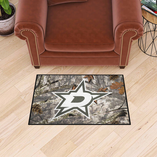 Dallas Stars Camo Starter Mat Accent Rug - 19in. x 30in.