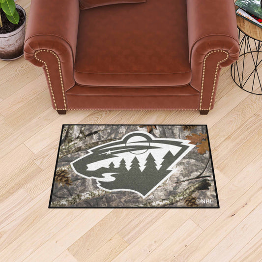 Minnesota Wild Camo Starter Mat Accent Rug - 19in. x 30in.