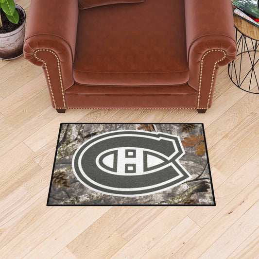 Montreal Canadiens Camo Starter Mat Accent Rug - 19in. x 30in. - Montreal Canadiens