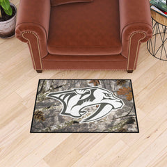 Nashville Predators Camo Starter Mat Accent Rug - 19in. x 30in.