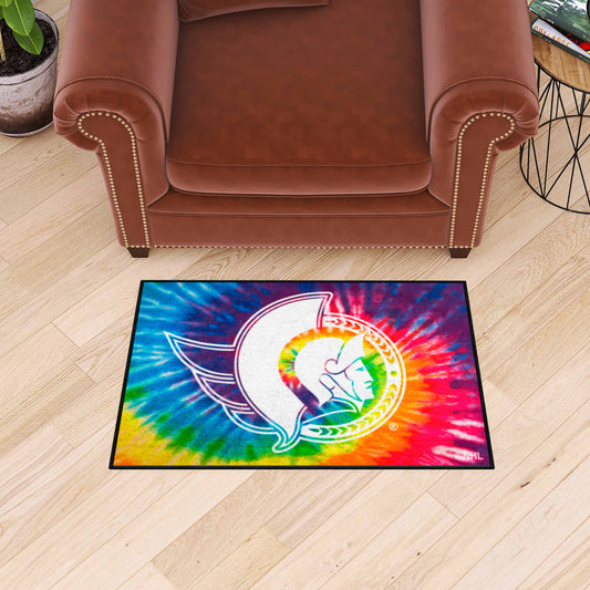 Ottawa Senators Tie Dye Starter Mat Accent Rug - 19in. x 30in.