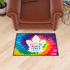 Toronto Maple Leafs Tie Dye Starter Mat Accent Rug - 19in. x 30in.