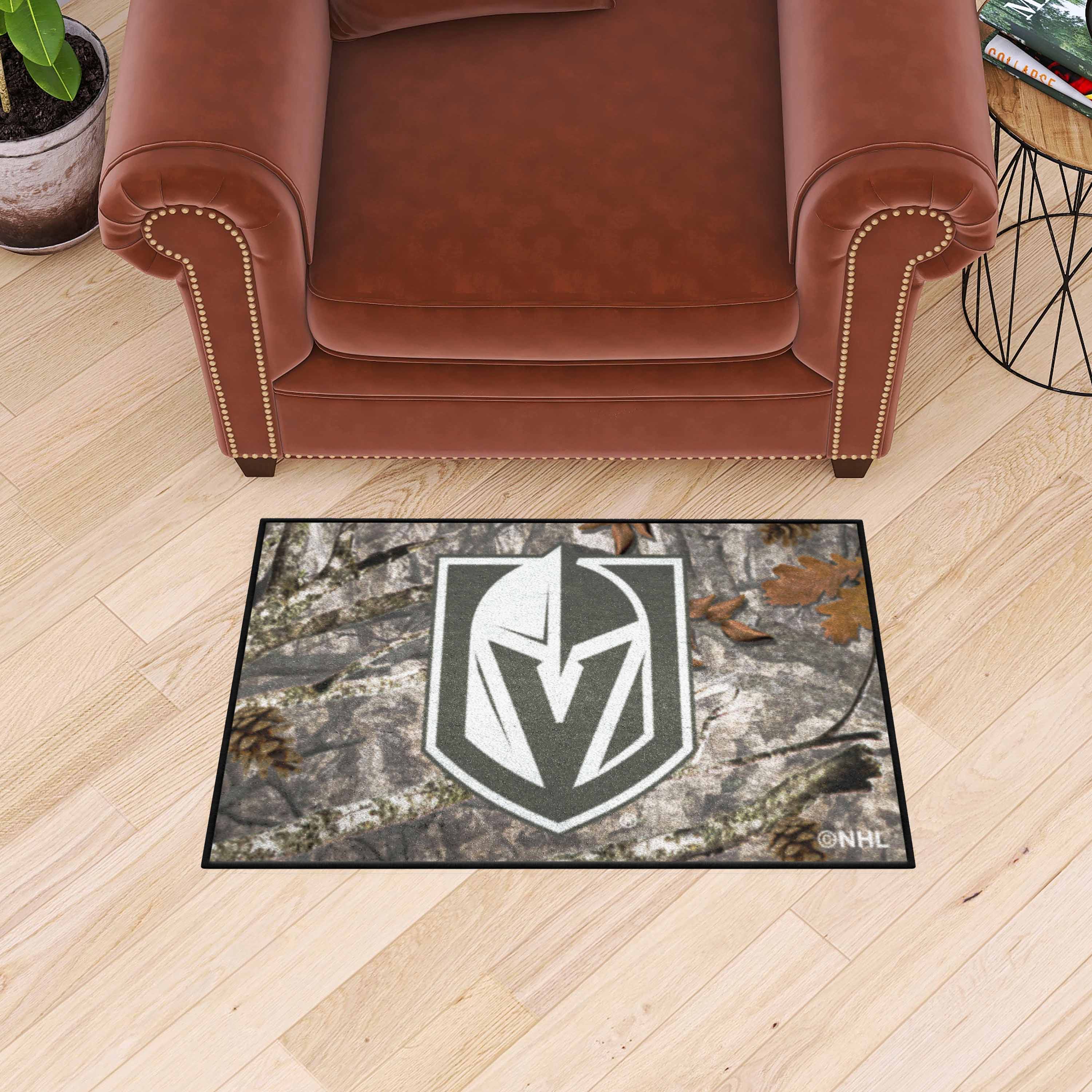 Vegas Golden Knights Camo Starter Mat Accent Rug - 19in. x 30in.