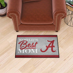 Alabama Crimson Tide World's Best Mom Starter Mat Accent Rug - 19in. x 30in.