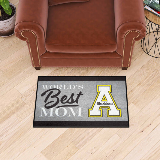 Appalachian State Mountaineers World's Best Mom Starter Mat Accent Rug - 19in. x 30in.