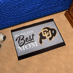 Colorado Buffaloes World's Best Mom Starter Mat Accent Rug - 19in. x 30in. - Colorado